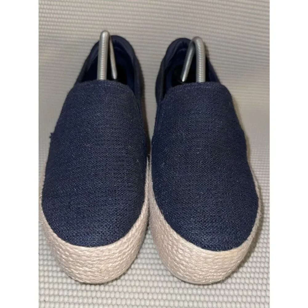 Skechers X Martha Stewart Platform Navy Blue Slip On Shoe Women’s Size 10